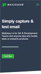Mobile Screenshot of mailosaur.com