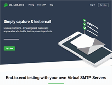 Tablet Screenshot of mailosaur.com
